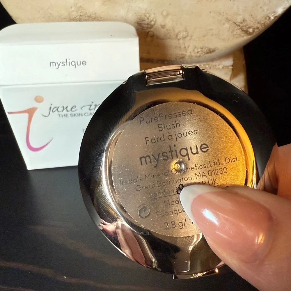 Jane Iredale PurePressed Blush Mystique Mineral Makeup 2.8g Compact New in Box